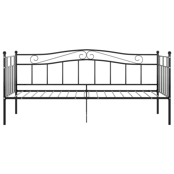 sengestel til sovesofa 90x200 cm metal sort