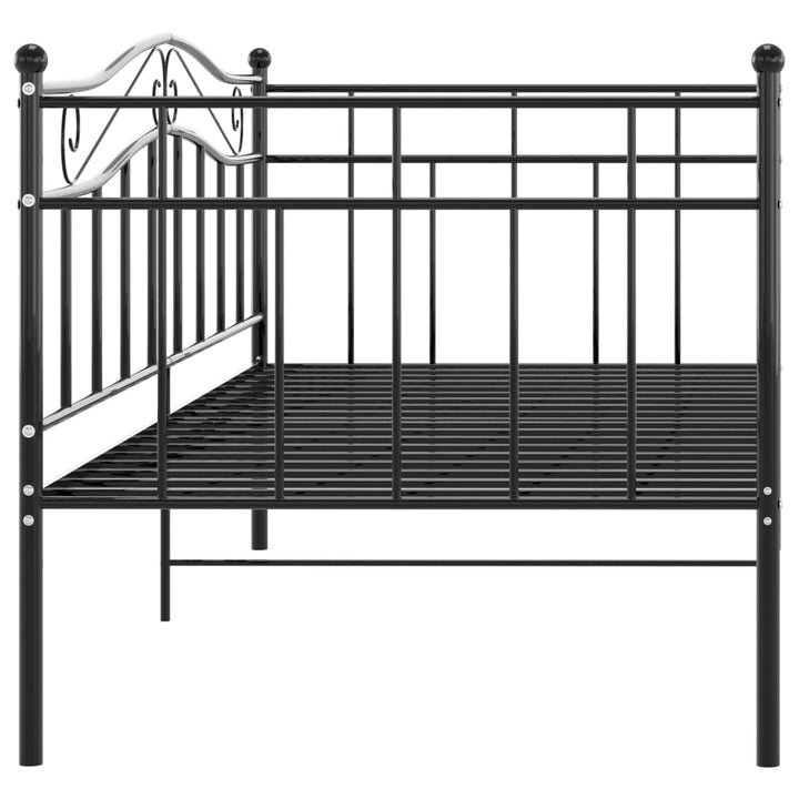 sengestel til sovesofa 90x200 cm metal sort