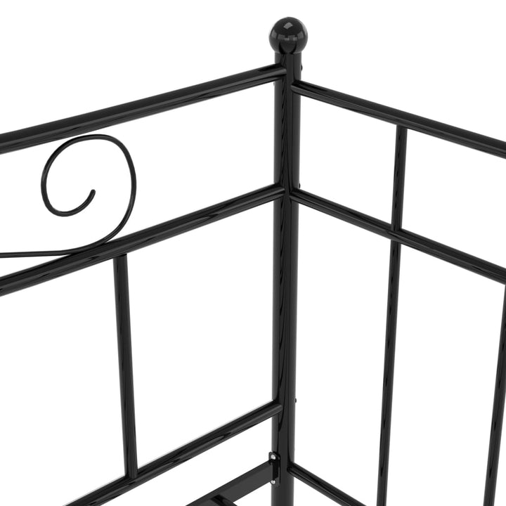 sengestel til sovesofa 90x200 cm metal sort