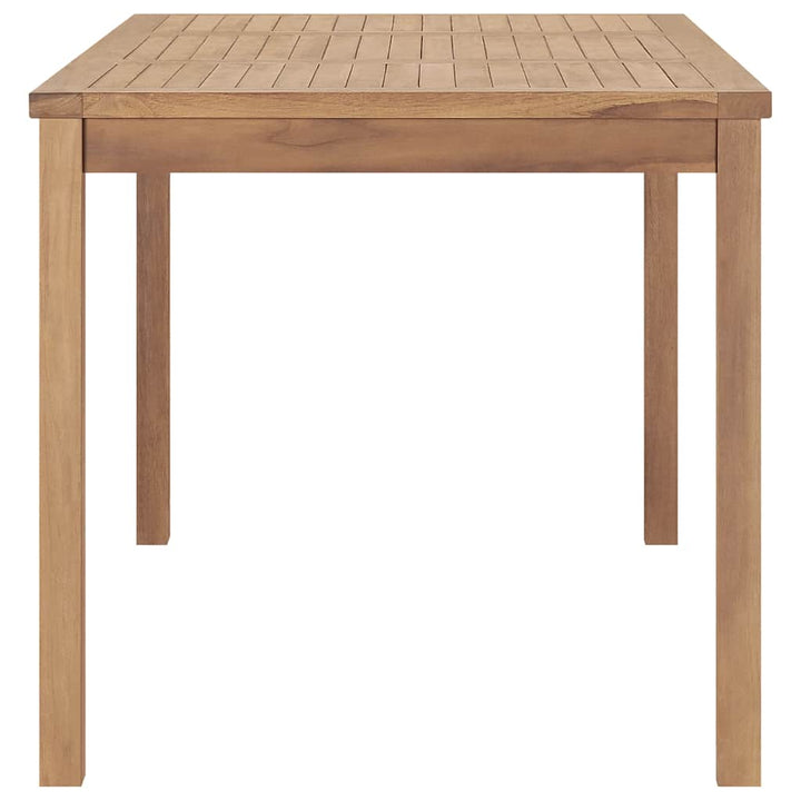 havebord 160x80x77 cm massivt teaktræ