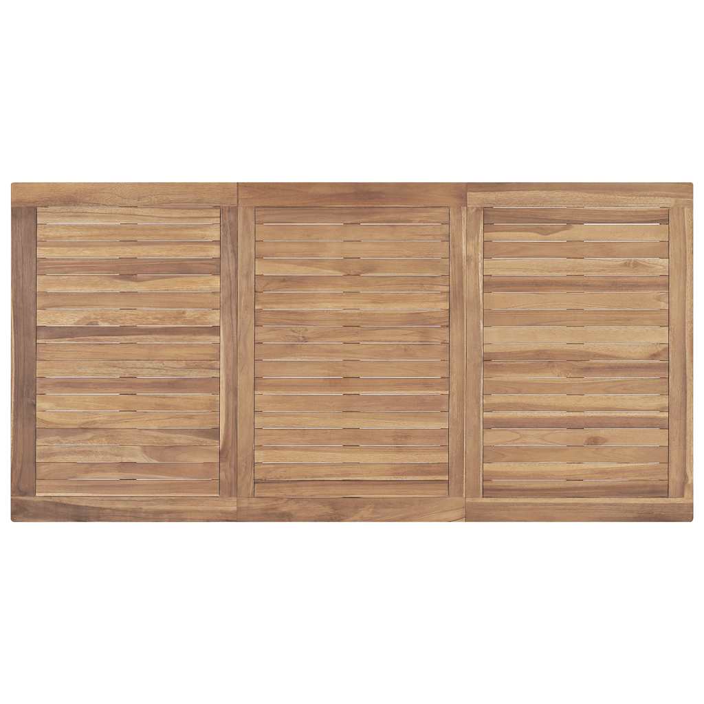 havebord 160x80x77 cm massivt teaktræ