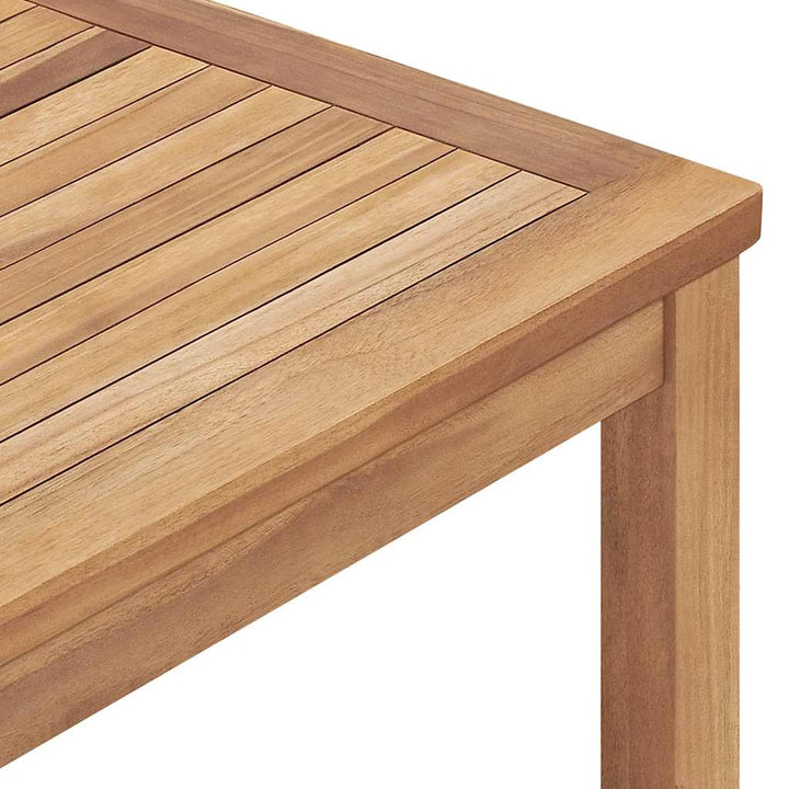 havebord 160x80x77 cm massivt teaktræ