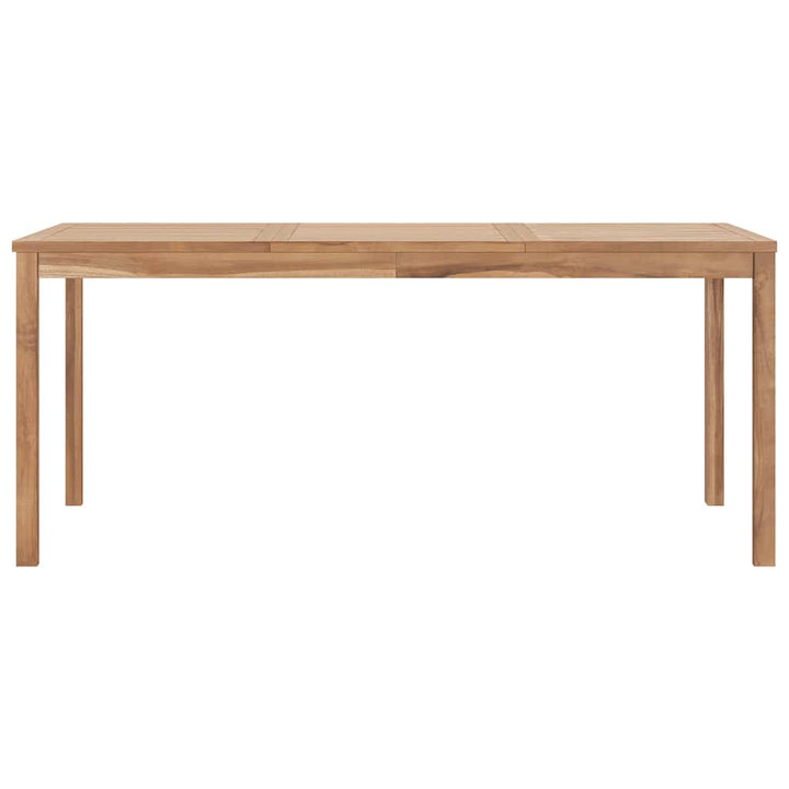 havebord 180x90x77 cm massivt teaktræ