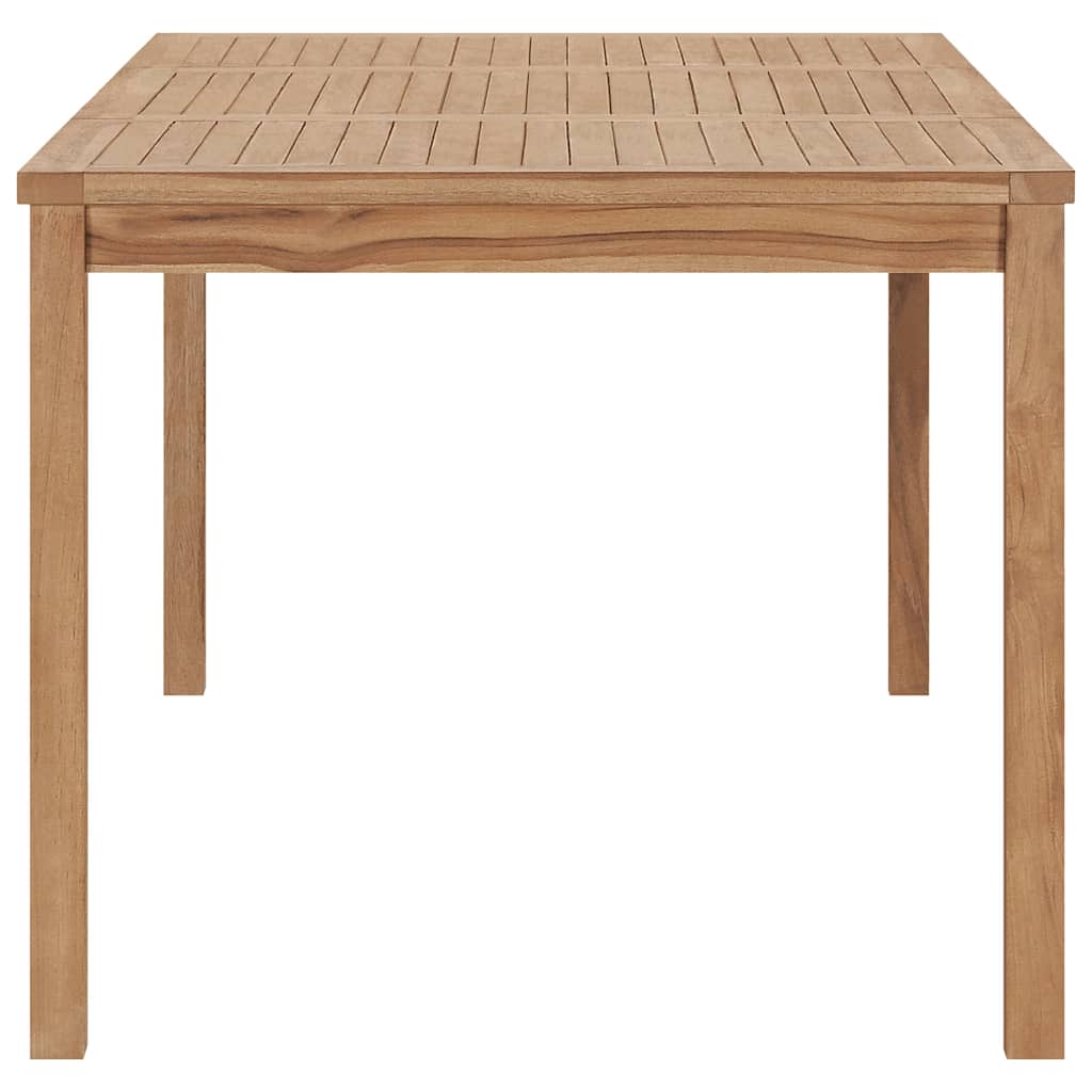 havebord 180x90x77 cm massivt teaktræ