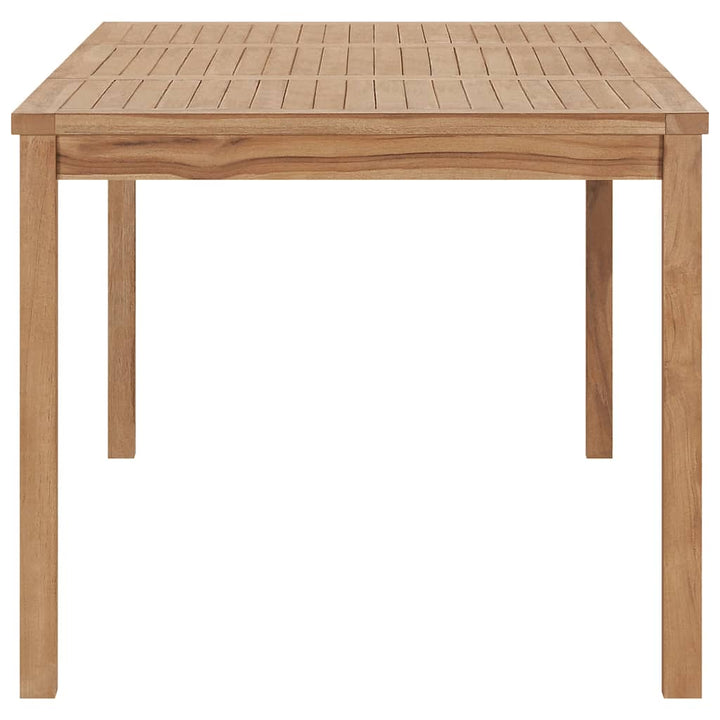 havebord 180x90x77 cm massivt teaktræ