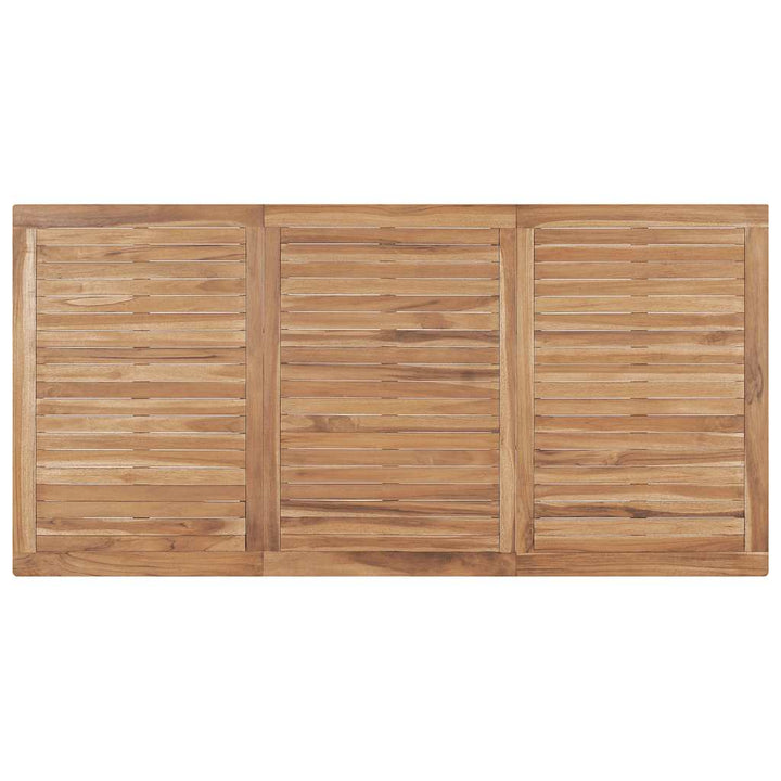 havebord 180x90x77 cm massivt teaktræ