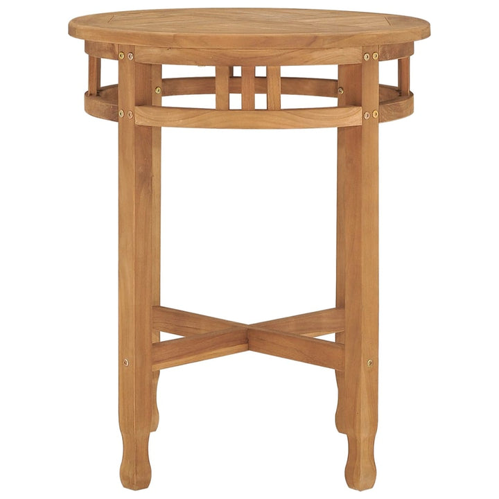 bistrobord Ø60x75,5 cm massivt teaktræ