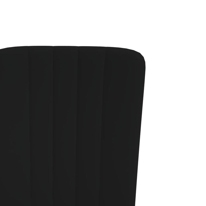 spisebordsstole 4 stk. velour sort