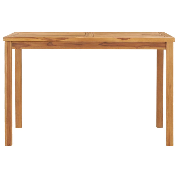 7-delt havespisesæt 120x70 cm massivt teaktræ