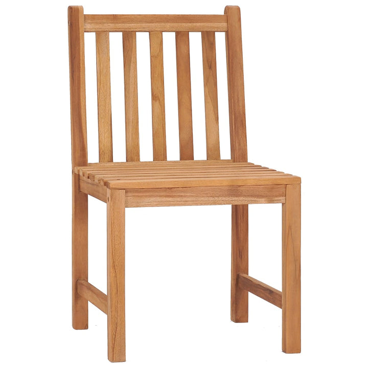 5-delt havespisesæt 150x90 cm massivt teaktræ