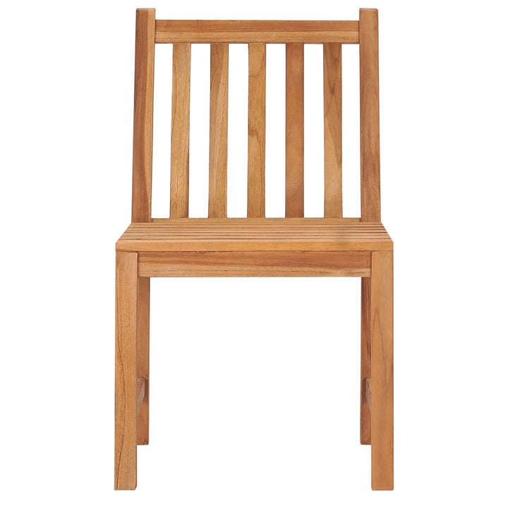 5-delt havespisesæt 150x90 cm massivt teaktræ