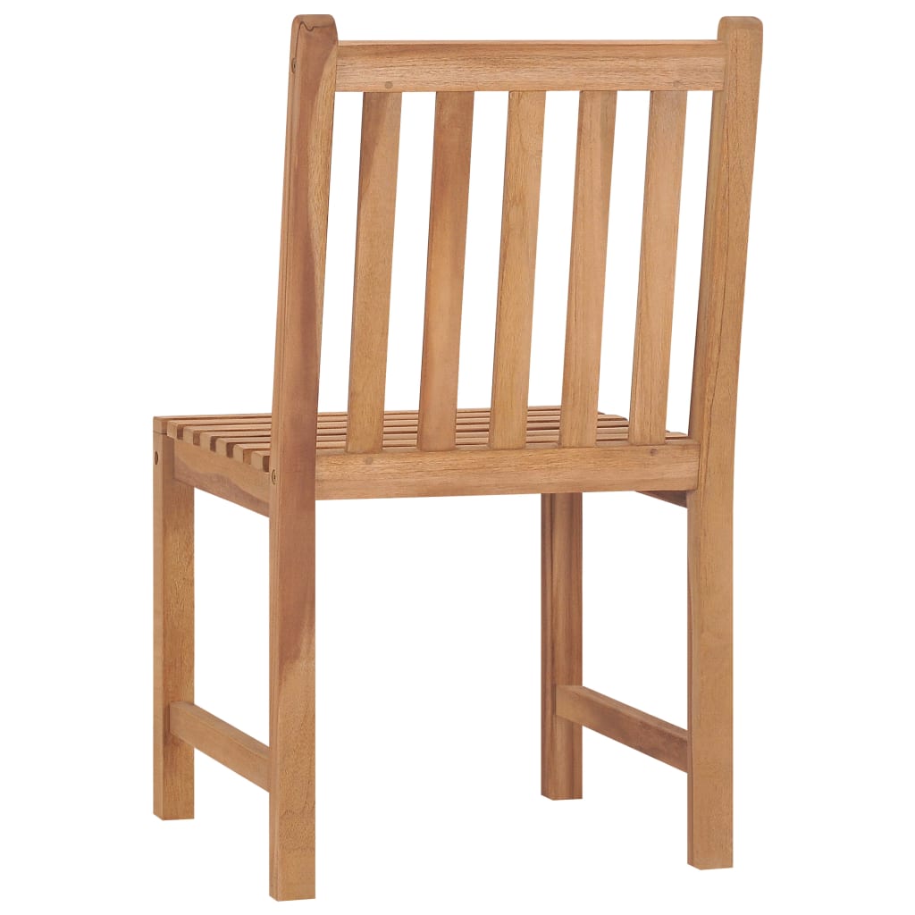 5-delt havespisesæt 150x90 cm massivt teaktræ