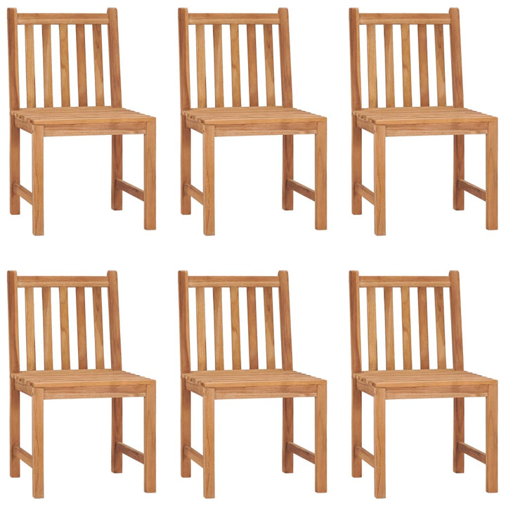 7-delt havespisesæt 150x90 cm massivt teaktræ