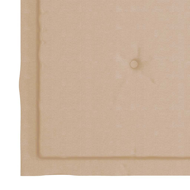 havestole med hynder 2 stk. massivt akacietræ og stål