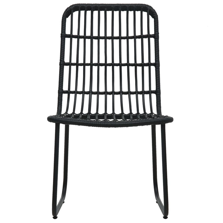 udendørs spisebordssæt 9 dele polyrattan og glas