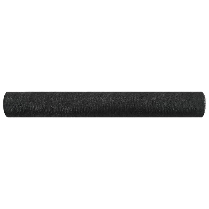 afskærmning 1,5x50 m HDPE 75 g/m² sort