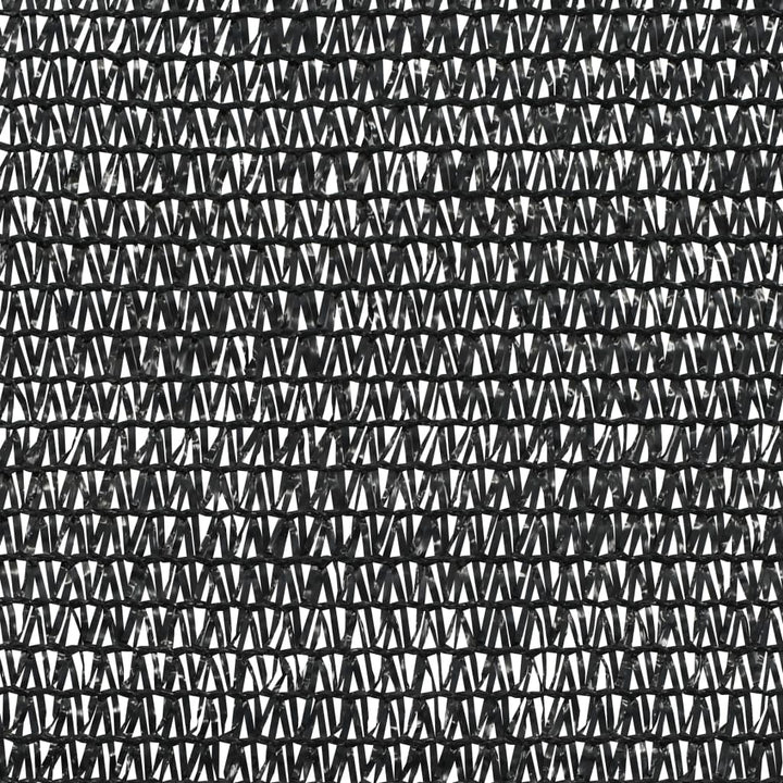 afskærmning 1,5x50 m HDPE 75 g/m² sort