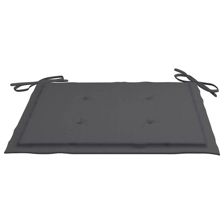 foldbare havestole 2 stk. med hynder bambus