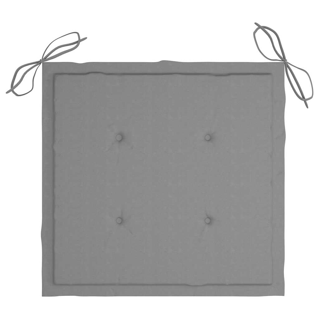 foldbare havestole 2 stk. med hynder bambus