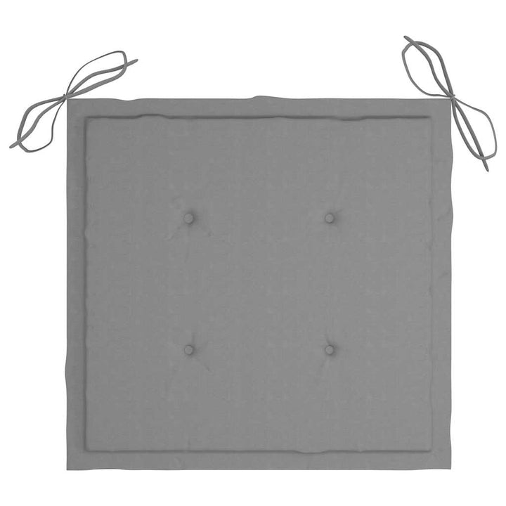 foldbare havestole 2 stk. med hynder bambus
