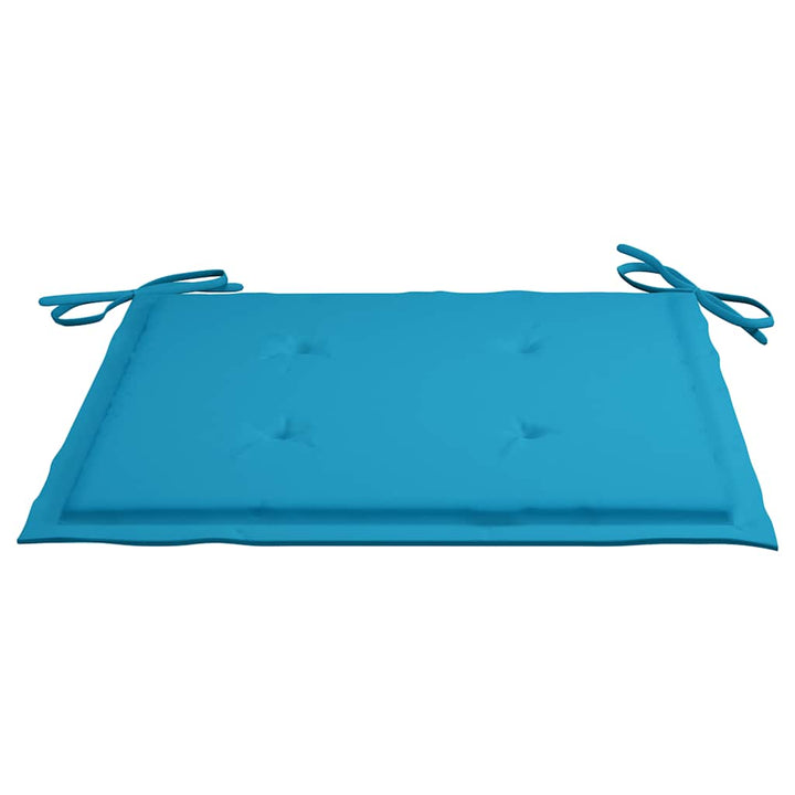 foldbare havestole 2 stk. med hynder bambus