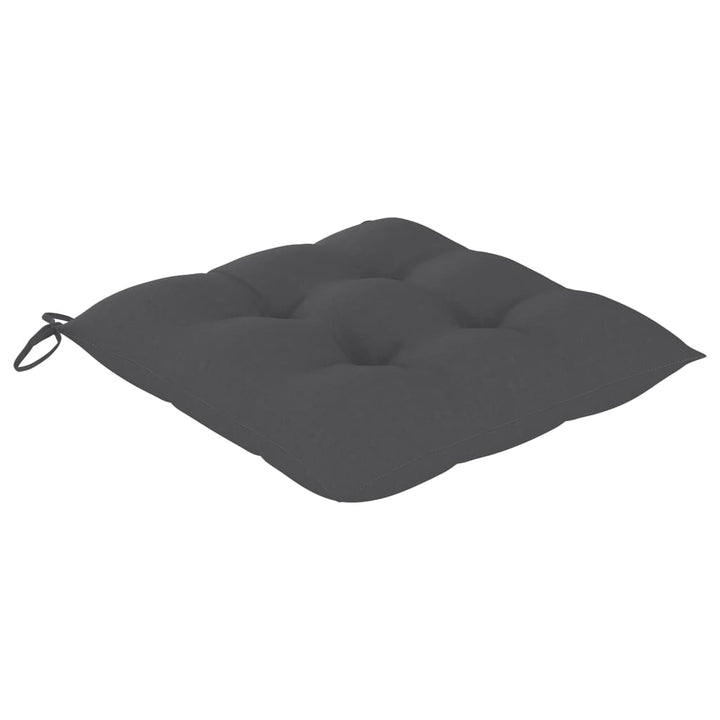 foldbare havestole 2 stk. med hynder bambus