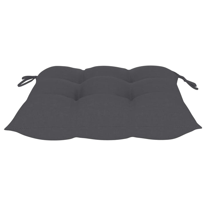 foldbare havestole 2 stk. med hynder bambus