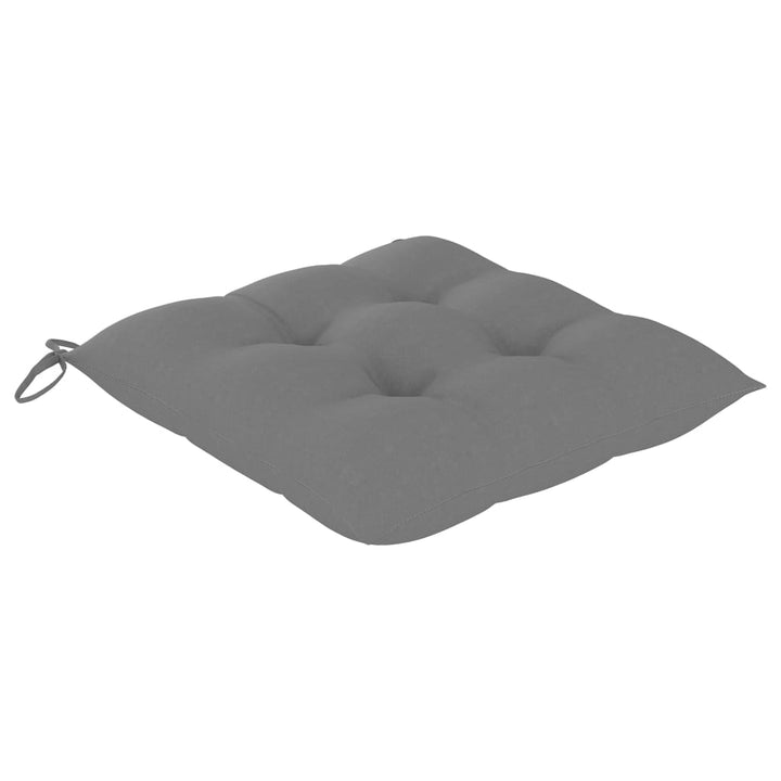 foldbare havestole 2 stk. med hynder bambus