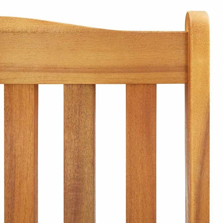gyngestol med hynder massivt akacietræ