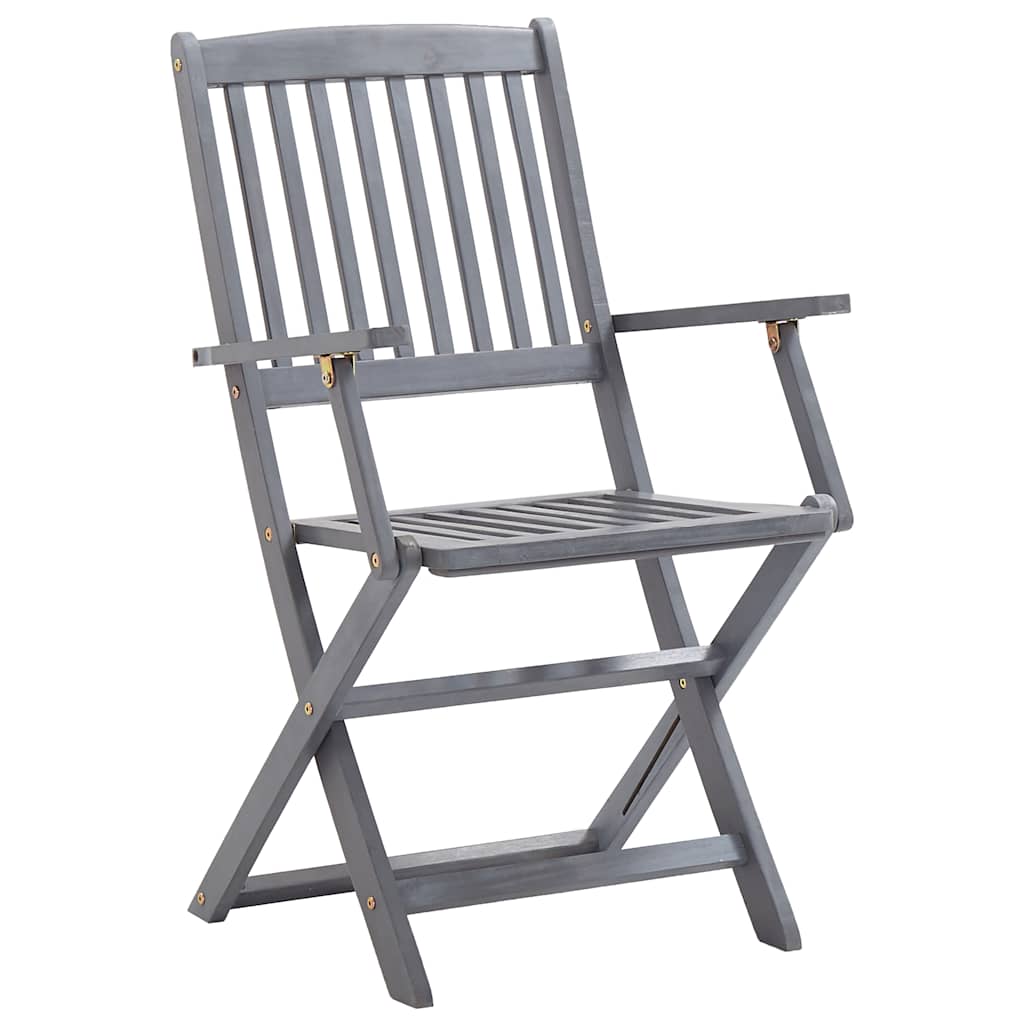 foldbare havestole 6 stk. massivt akacietræ