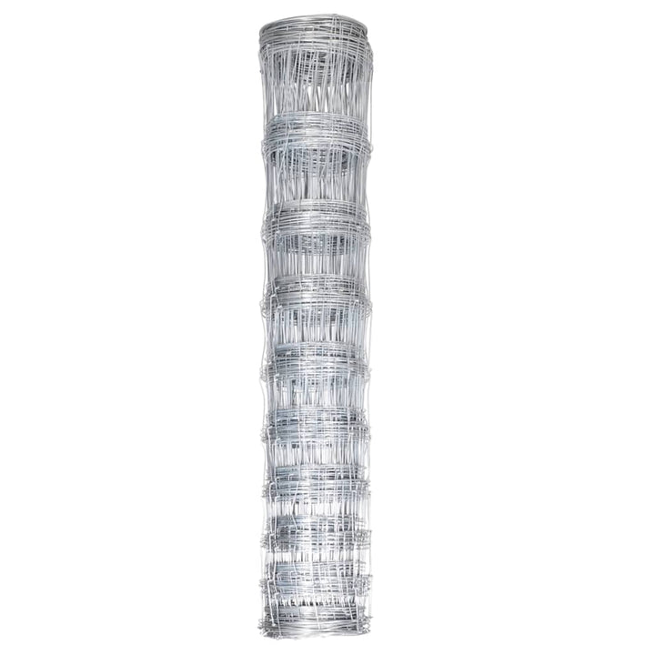 havehegn 50x1,2 m galvaniseret stål sølvfarvet