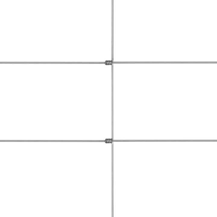 havehegn 50x1,2 m galvaniseret stål sølvfarvet