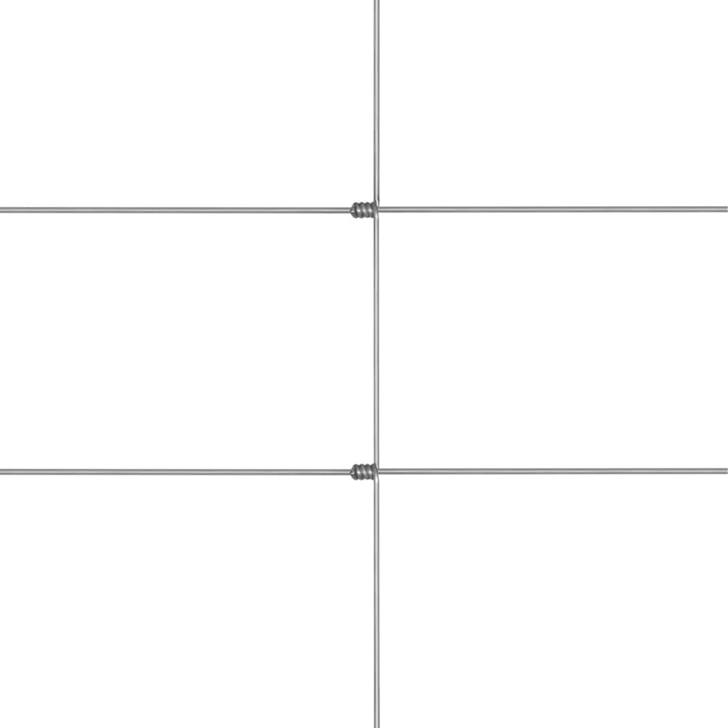 havehegn 50x1,5 m galvaniseret stål sølvfarvet