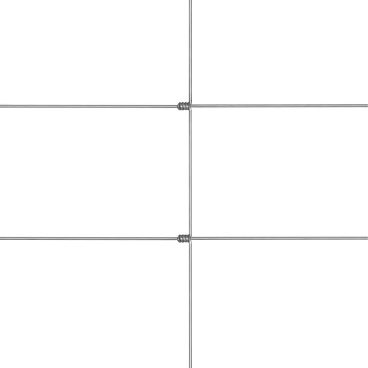 havehegn 50x1,5 m galvaniseret stål sølvfarvet
