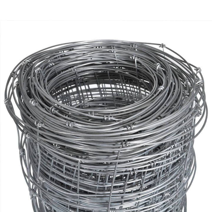 havehegn 50x1,6 m galvaniseret stål sølvfarvet