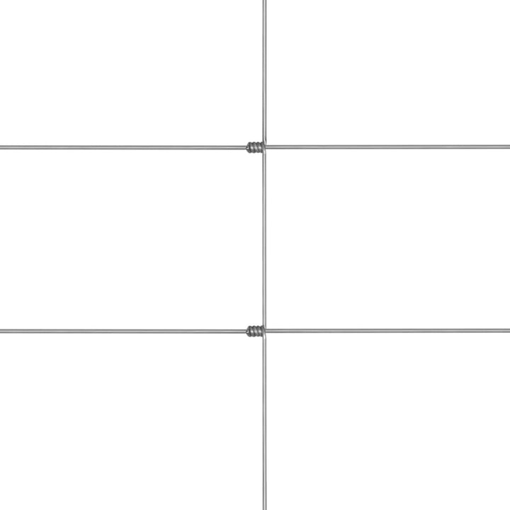 havehegn 50x1,6 m galvaniseret stål sølvfarvet
