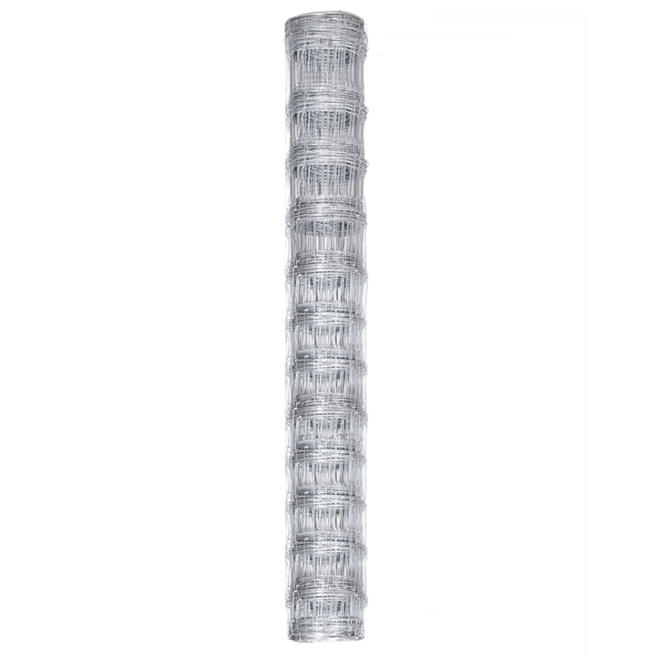 havehegn 50x1,25 m galvaniseret stål sølvfarvet