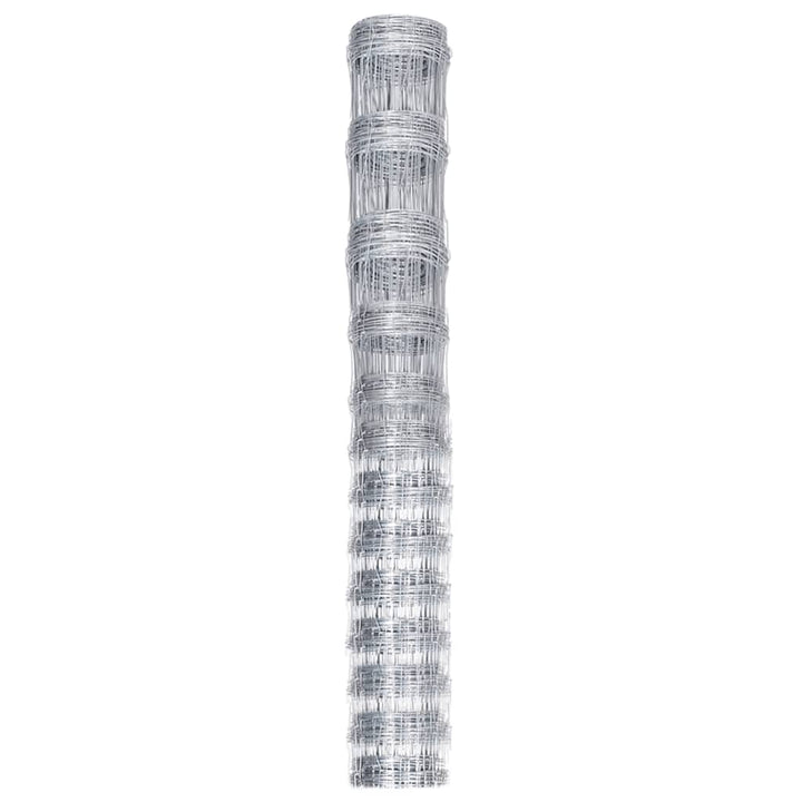 havehegn 50x1,5 m galvaniseret stål sølvfarvet