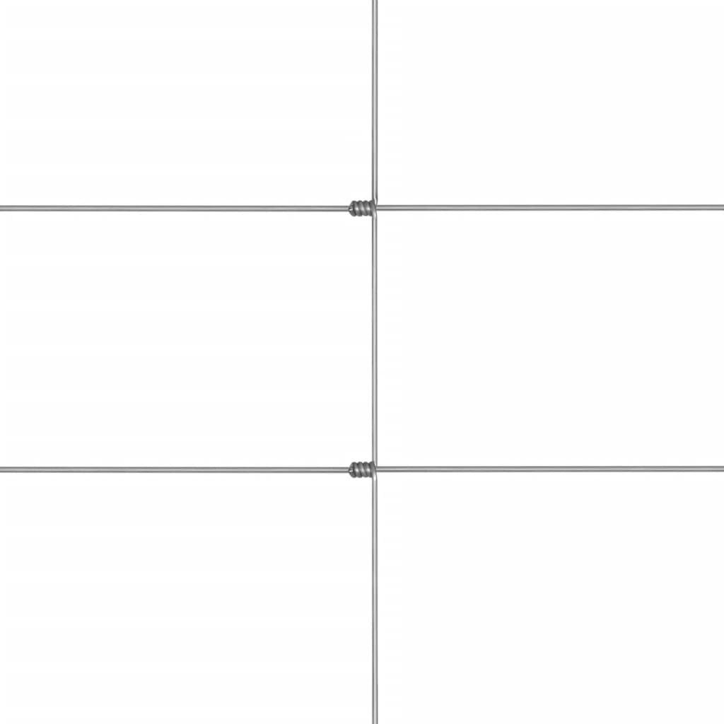havehegn 50x1,5 m galvaniseret stål sølvfarvet