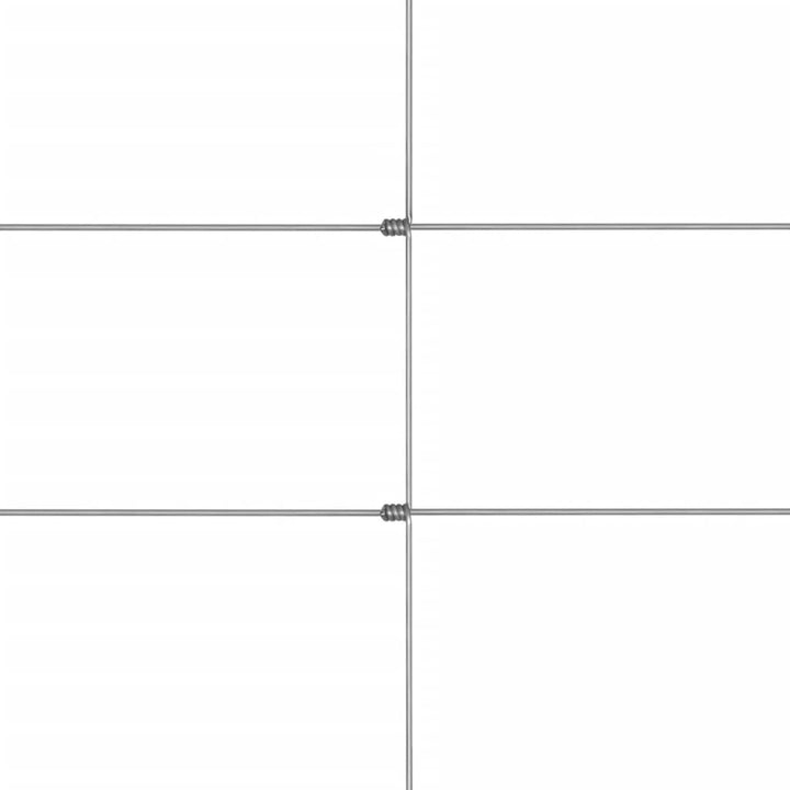 havehegn 50x1,5 m galvaniseret stål sølvfarvet