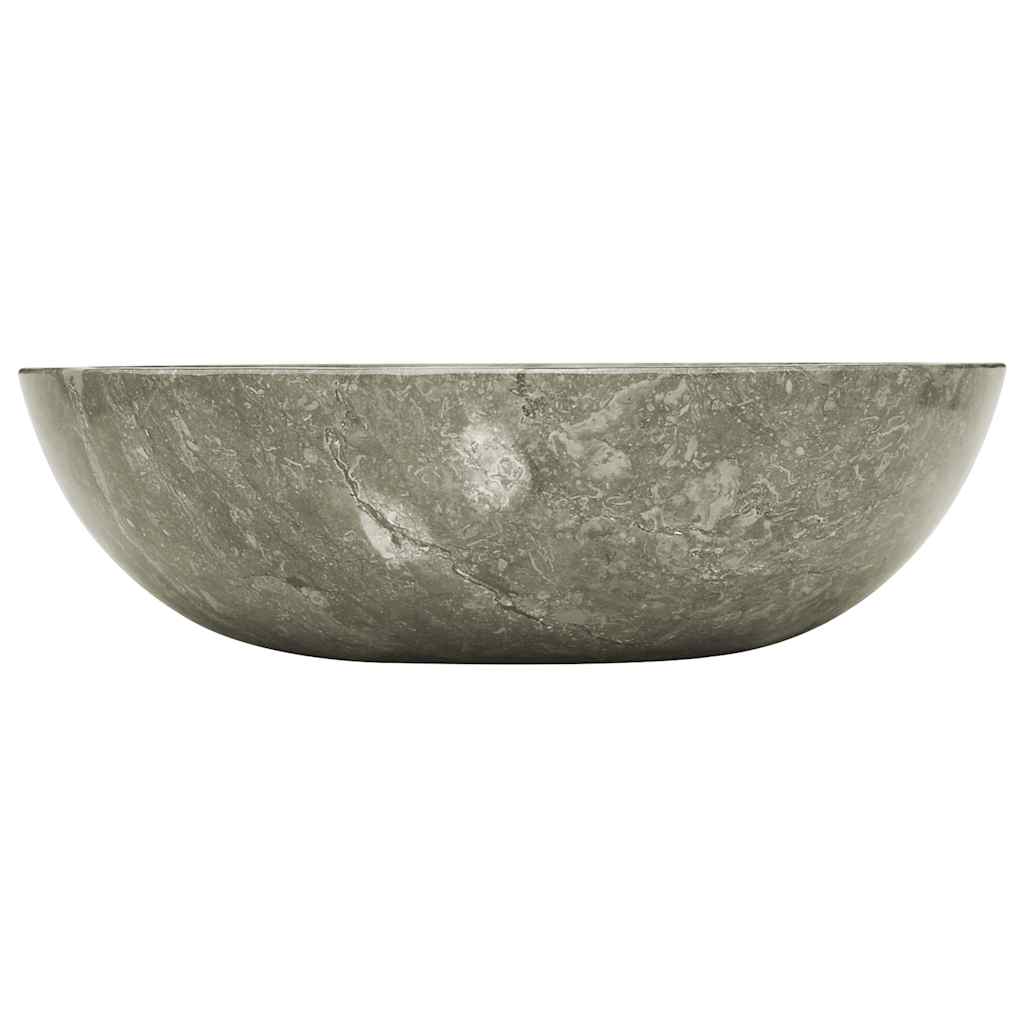 håndvask Ø40x12 cm marmor grå