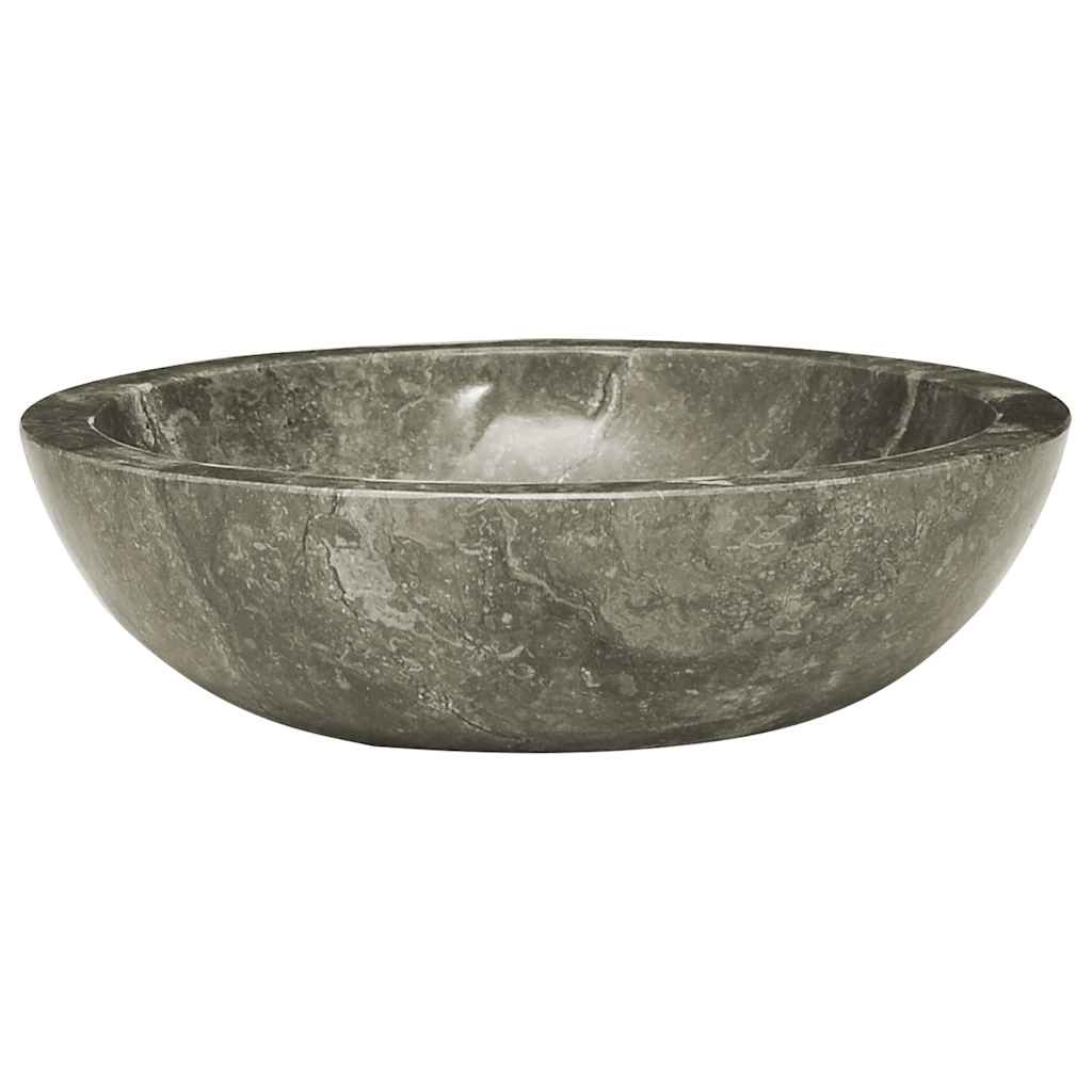 håndvask Ø40x12 cm marmor grå
