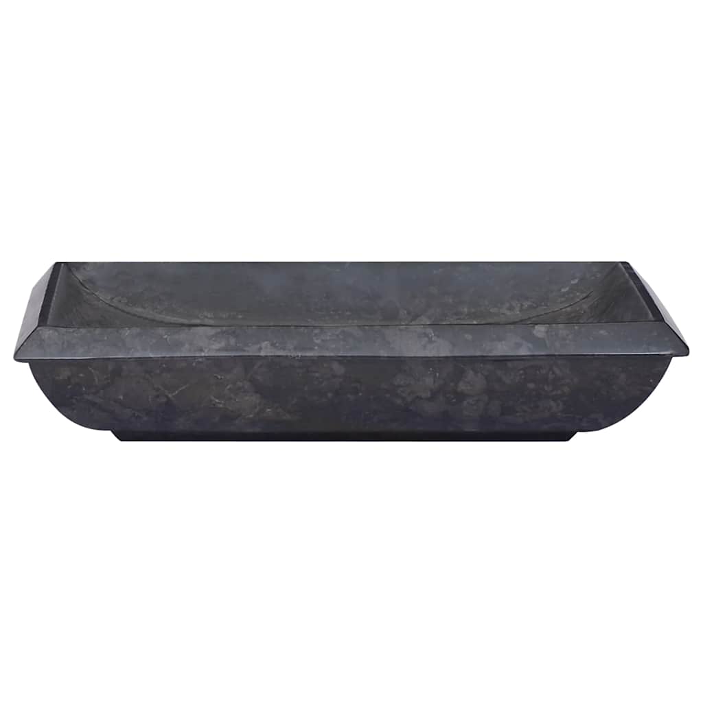 håndvask 50x35x10 cm marmor sort