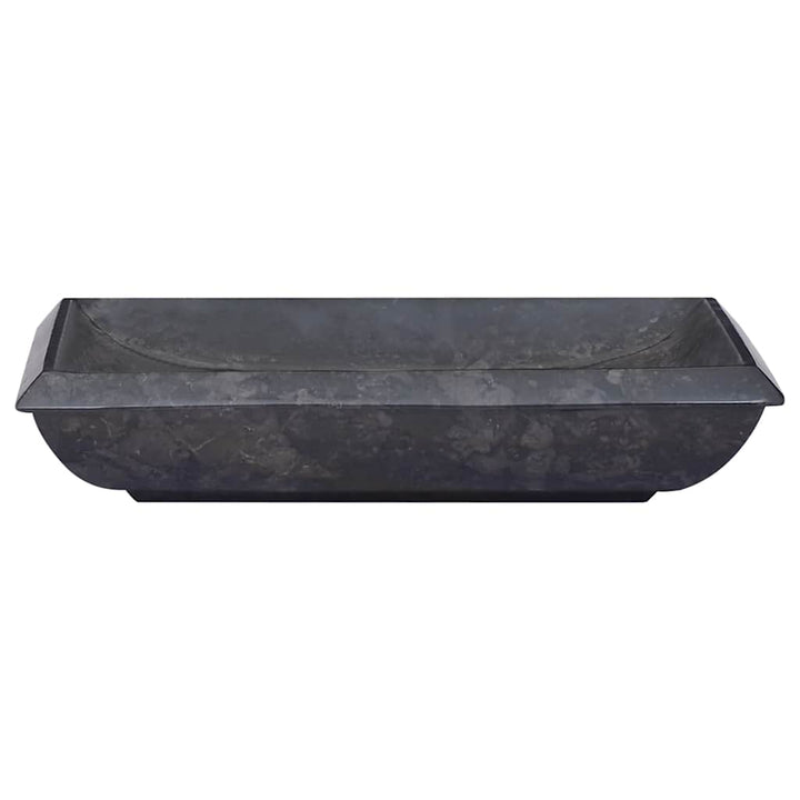håndvask 50x35x10 cm marmor sort