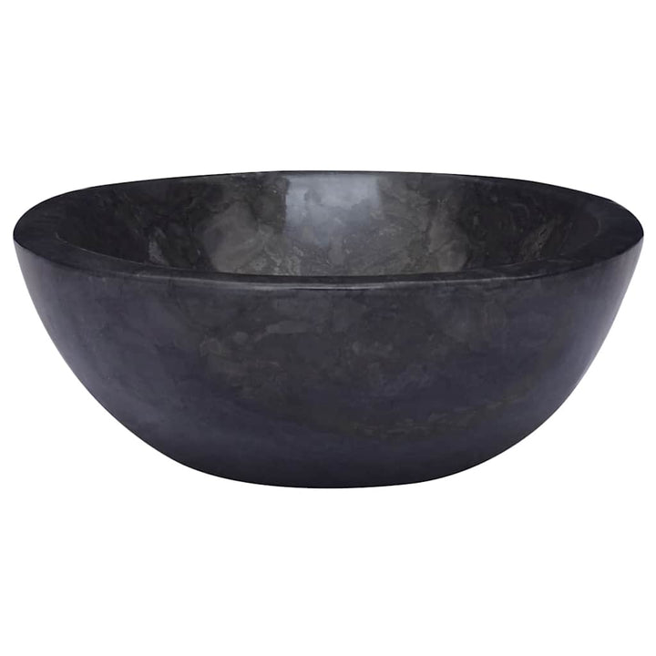 håndvask 53x40x15 cm marmor sort