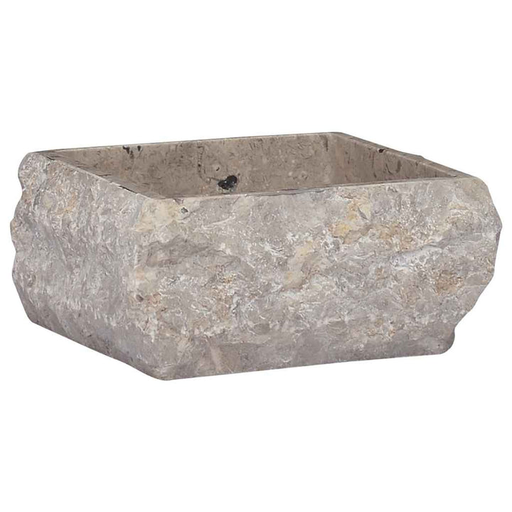 håndvask 30x30x13 cm marmor grå