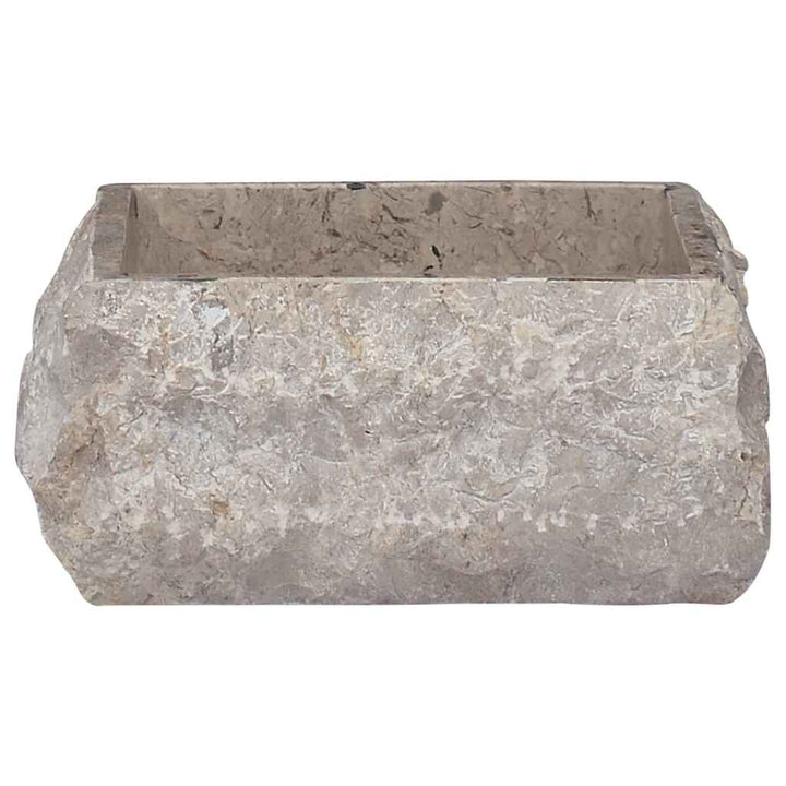håndvask 30x30x13 cm marmor grå