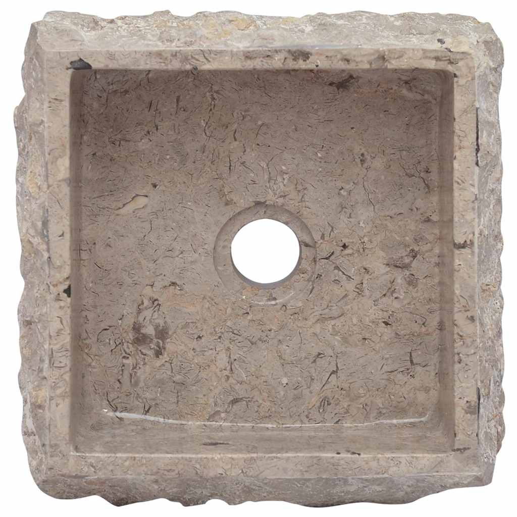 håndvask 30x30x13 cm marmor grå