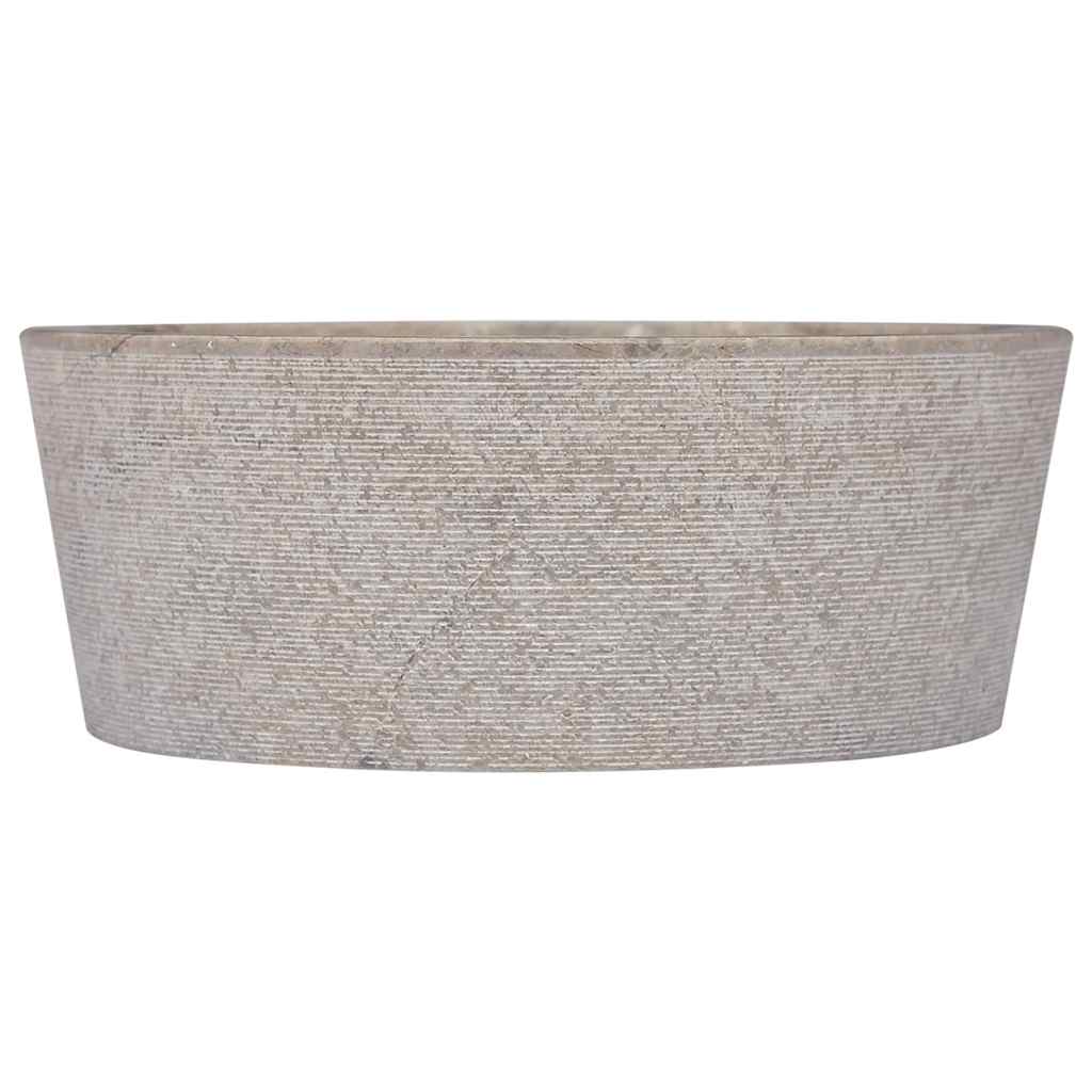 håndvask Ø40x15 cm marmor grå