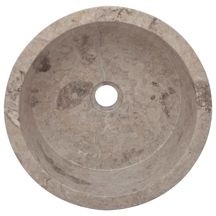 håndvask Ø40x15 cm marmor grå